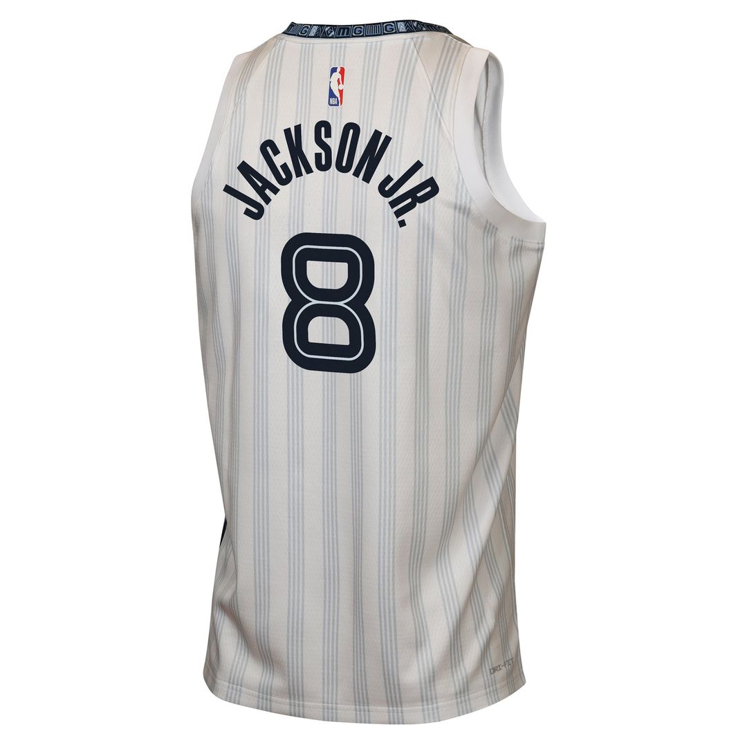 Jaren Jackson Jr. Memphis Grizzlies Nike Youth 2025/ 26 City Edition Swingman Jersey - White | NBA Fan Gear