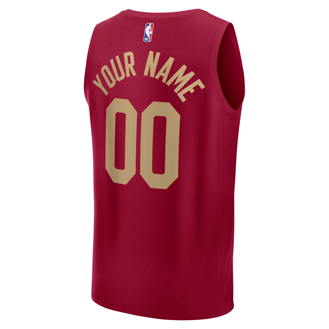 Cleveland Cavaliers Fanatics Youth Fast Break Custom Jersey - Statement Edition - Black | NBA Fan Gear
