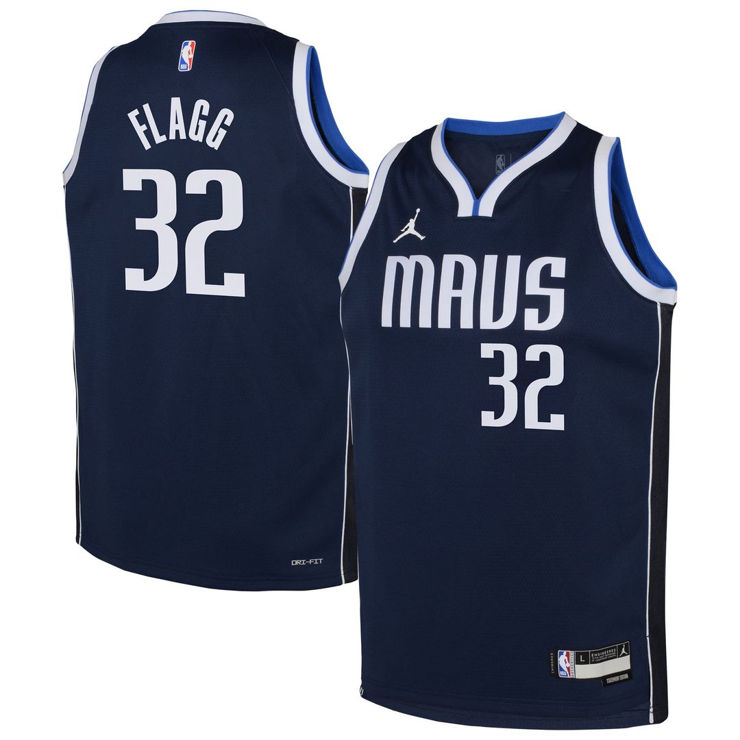Cooper Flagg Dallas Mavericks Jordan Brand Youth Swingman Jersey - Statement Edition - Navy | NBA Fan Gear