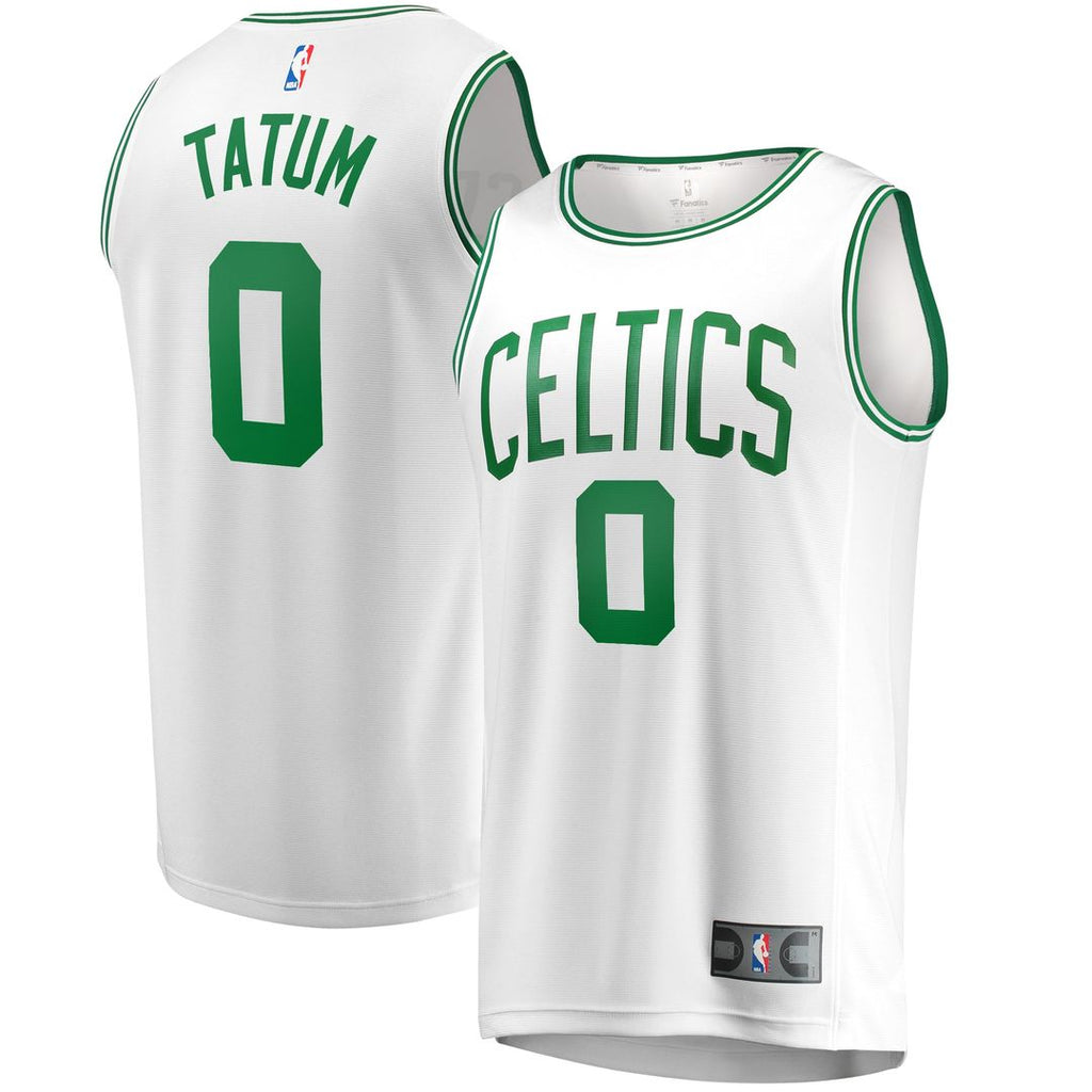 Jayson Tatum Boston Celtics Fanatics Fast Break Replica Away Jersey White - Association Edition | NBA Fan Gear