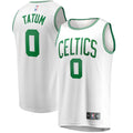 Jayson Tatum Boston Celtics Fanatics Fast Break Replica Away Jersey White - Association Edition | NBA Fan Gear