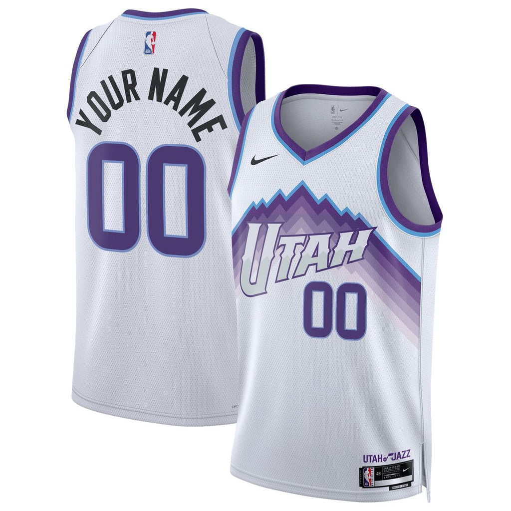 Utah Jazz Nike Unisex Swingman Custom Jersey - Association Edition - White | NBA Fan Gear