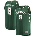 Bobby Portis Milwaukee Bucks Fanatics Fast Break Replica Jersey - Icon Edition - Green | NBA Fan Gear