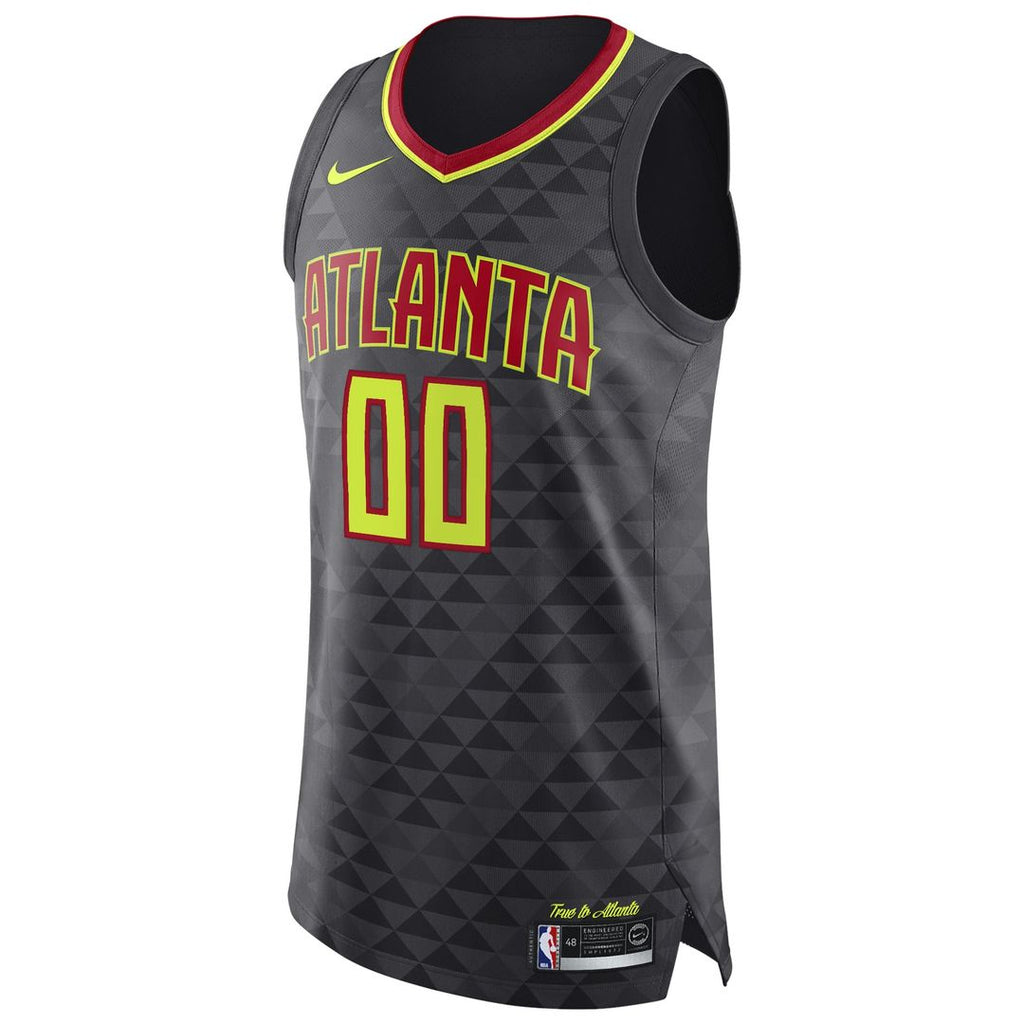 Atlanta Hawks Nike Authentic Custom Jersey Black - Icon Edition | NBA Fan Gear