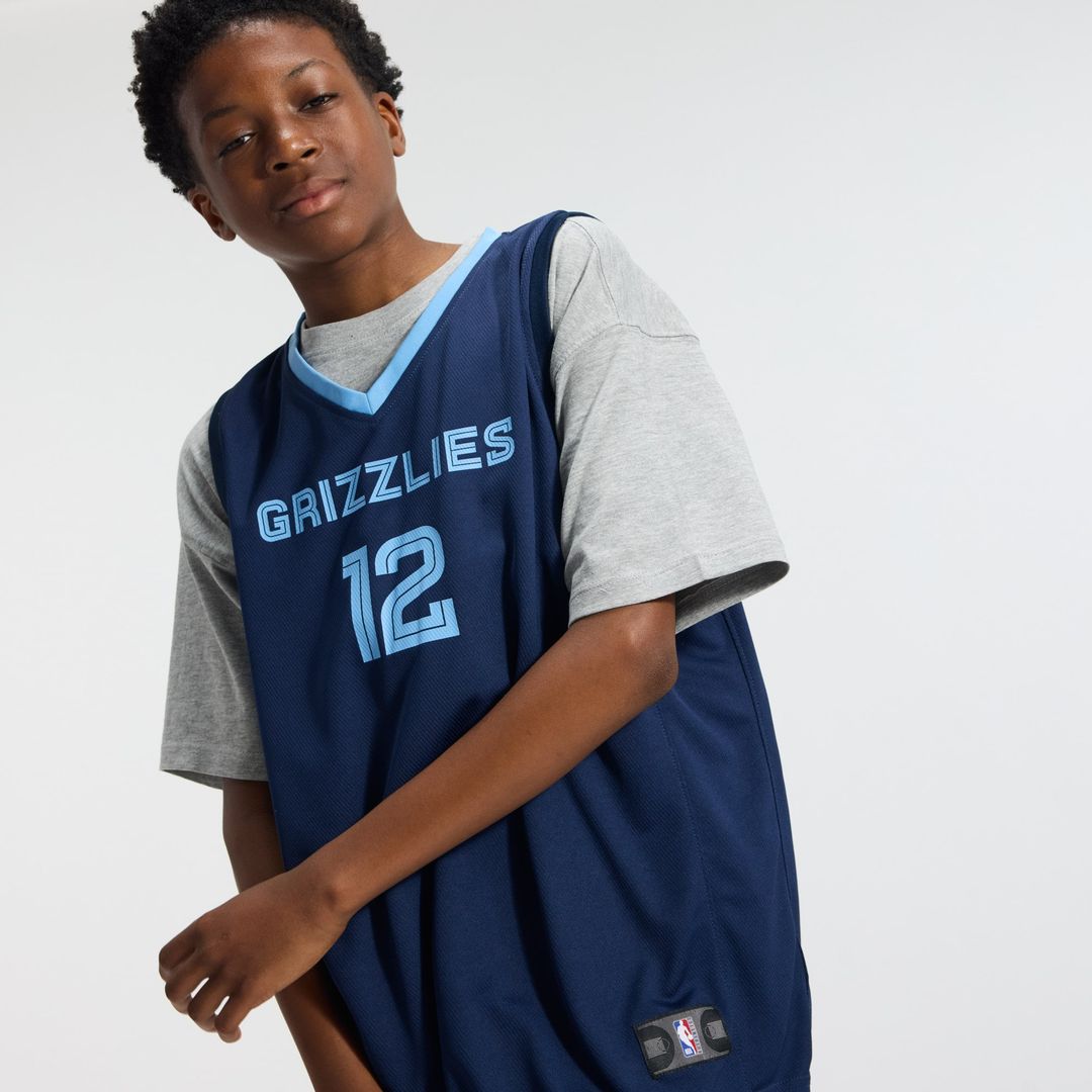 Ja Morant Memphis Grizzlies Fanatics Youth Fast Break Replica Player Jersey - Icon Edition - Navy | NBA Fan Gear