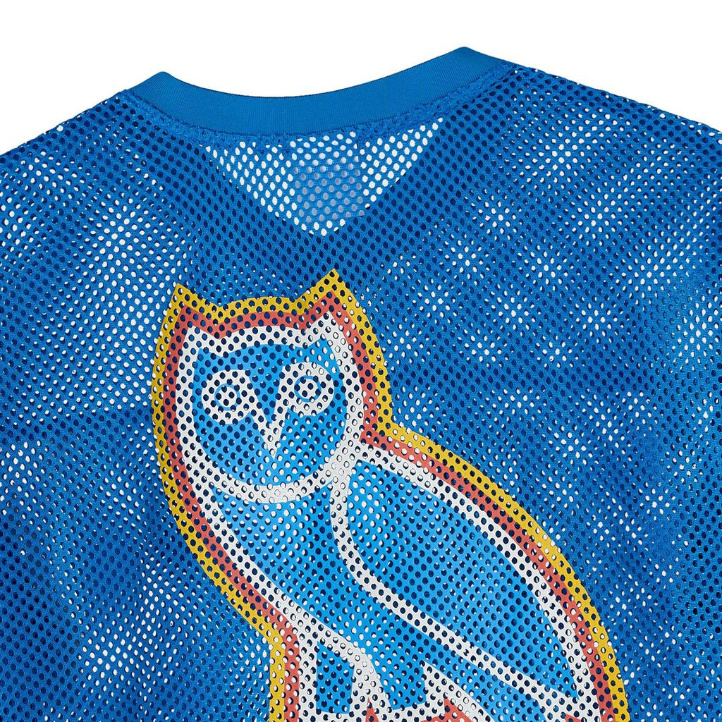 Oklahoma City Thunder OVO x NBA Mesh Football Fashion Jersey - Blue | October's Very Own Fan Gear