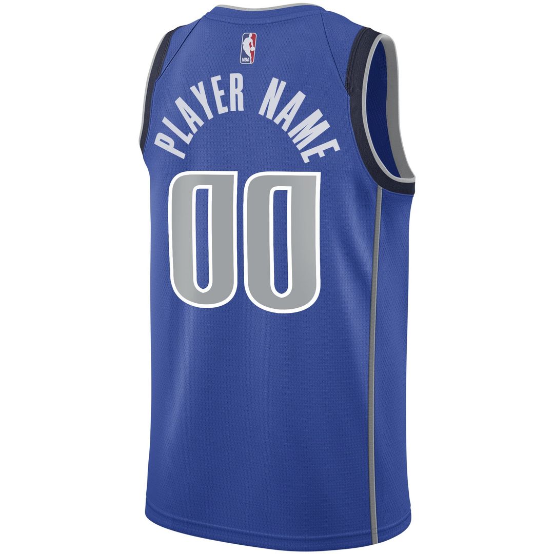 Dallas Mavericks Nike 2020/ 21 Swingman Custom Jersey - Icon Edition - Blue | NBA Fan Gear