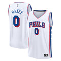 Tyrese Maxey Philadelphia 76ers Fanatics Fast Break Replica Player Jersey - Association Edition - White | NBA Fan Gear
