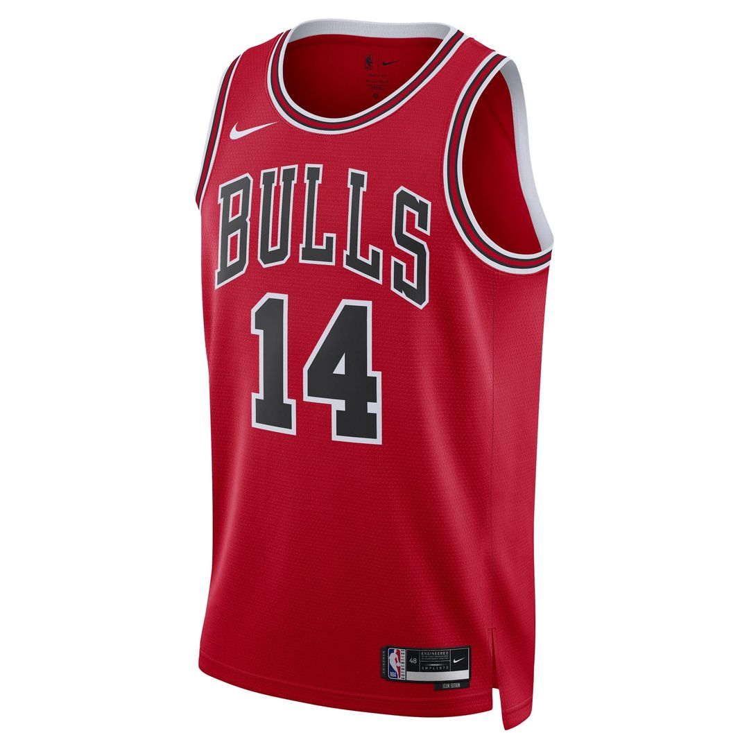 Matas Buzelis Chicago Bulls Nike Unisex Swingman Player Jersey - Icon Edition - Red | NBA Fan Gear
