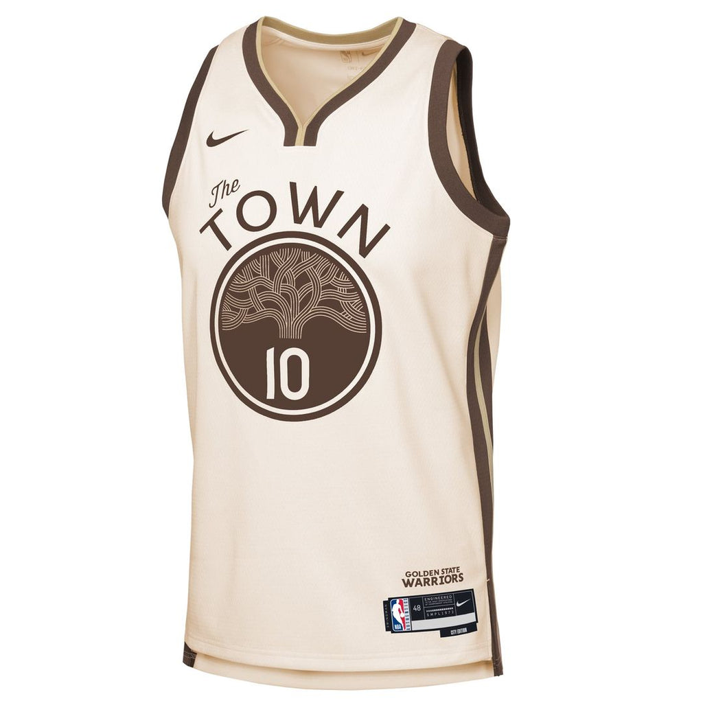 Jimmy Butler III Golden State Warriors Nike Youth 2025/ 26 City Edition Swingman Jersey - Tan | NBA Fan Gear