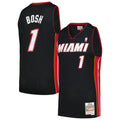 Chris Bosh Miami Heat Mitchell & Ness 2012/ 13 Hardwood Classics Swingman Jersey - Black | NBA Fan Gear
