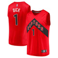 Gradey Dick Toronto Raptors Fanatics Fast Break Player Jersey - Icon Edition - Red | NBA Fan Gear