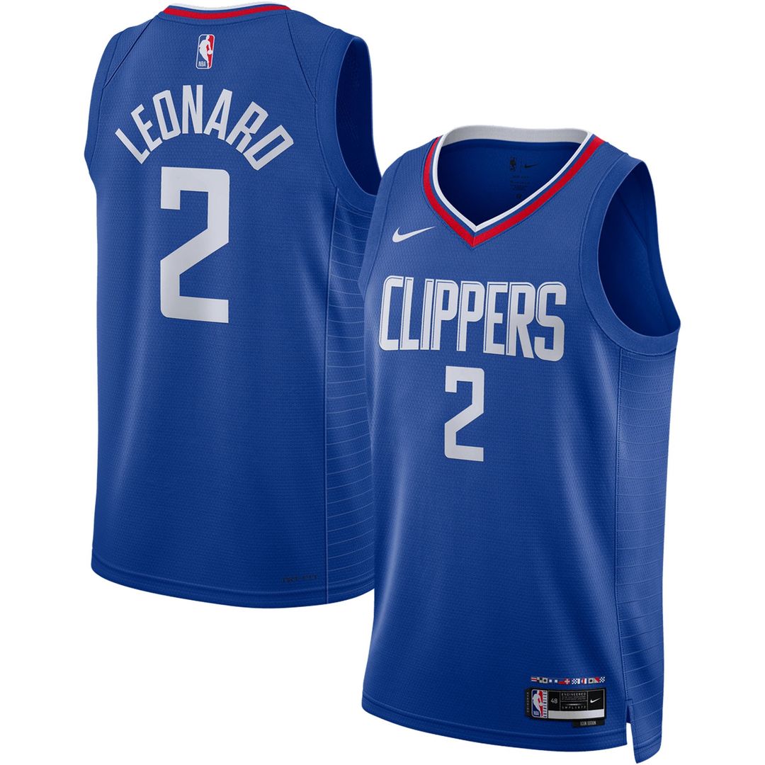 Kawhi Leonard LA Clippers Nike Unisex Swingman Jersey - Icon Edition - Royal | NBA Fan Gear