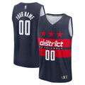 Washington Wizards Fanatics Fast Break Custom Jersey - Statement Edition - Navy | NBA Fan Gear