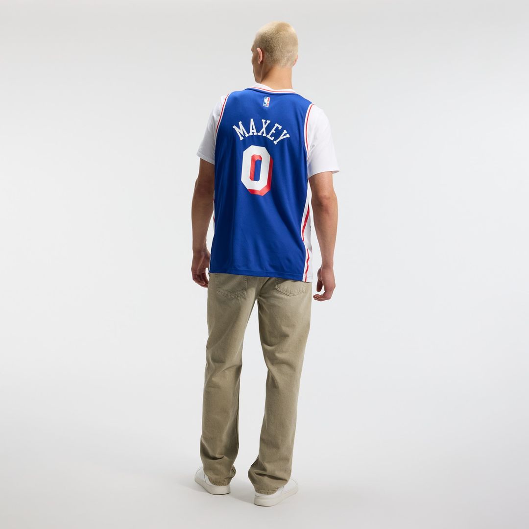 Tyrese Maxey Philadelphia 76ers Fanatics Fast Break Replica Player Jersey - Icon Edition - Royal | NBA Fan Gear