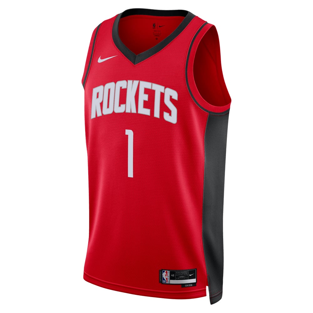 Jabari Smith Jr. Houston Rockets Nike Unisex 2022 NBA Draft First Round Pick Swingman Jersey - Icon Edition - Red | Fan Gear