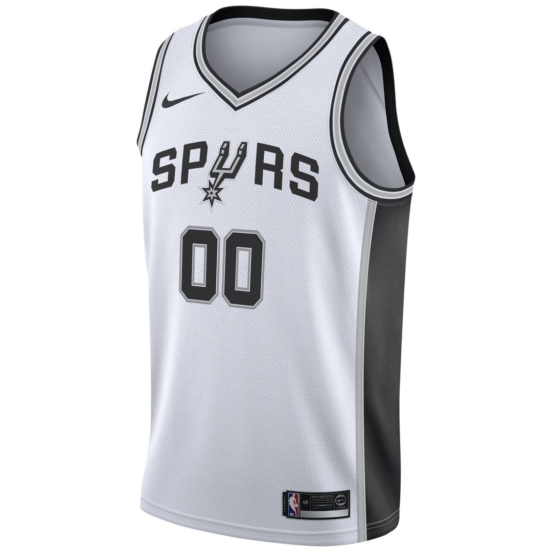 San Antonio Spurs Nike 2020/ 21 Swingman Custom Jersey - Association Edition - White | NBA Fan Gear