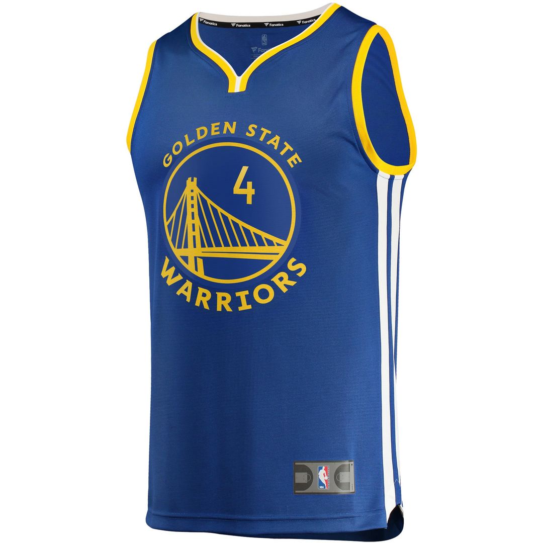 Moses Moody Golden State Warriors Fanatics Fast Break Replica Jersey - Icon Edition - Royal | NBA Fan Gear
