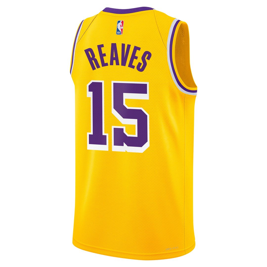 Austin Reaves Los Angeles Lakers Nike Youth Swingman Jersey - Icon Edition - Gold | NBA Fan Gear