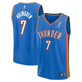 Chet Holmgren Oklahoma City Thunder Fanatics Youth 2025 NBA Finals Champions Fast Break Replica Player Jersey - Blue - Icon Edition | Fan Gear