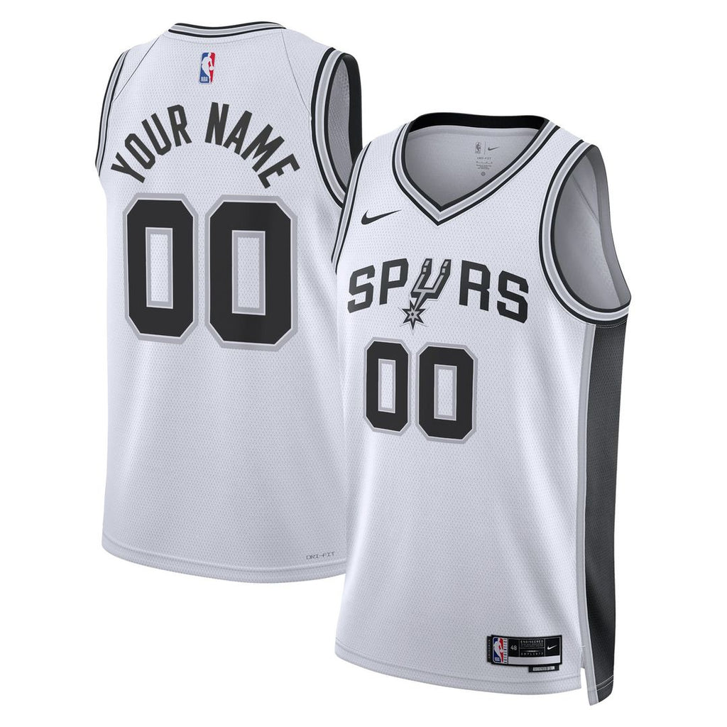 San Antonio Spurs Nike Unisex Swingman Custom Jersey White - Association Edition | NBA Fan Gear
