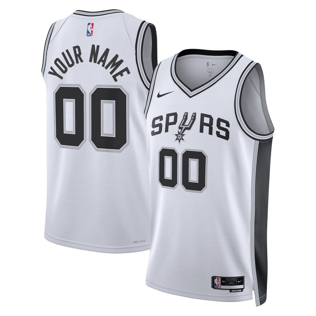 San Antonio Spurs Nike Unisex Swingman Custom Jersey White - Association Edition | NBA Fan Gear