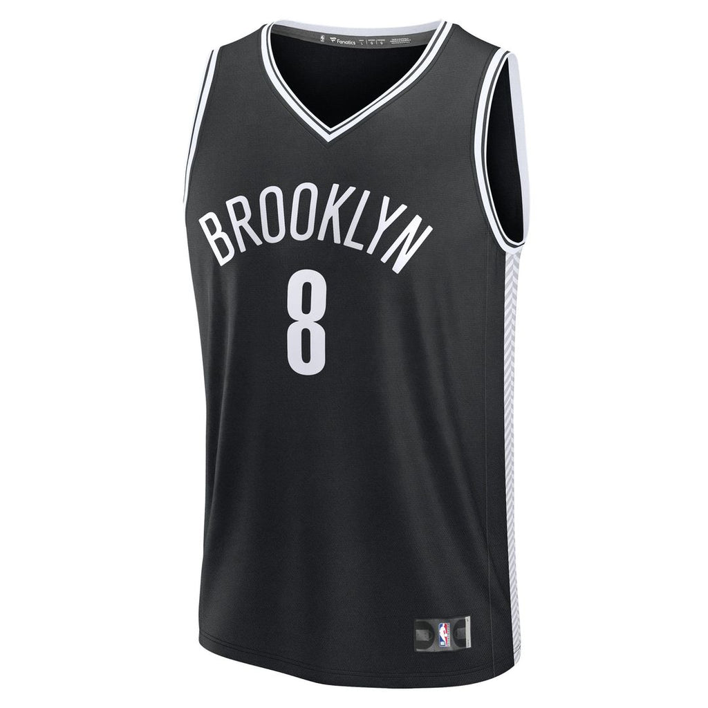Egor Dëmin Brooklyn Nets Fanatics Fast Break Replica Jersey - Black - Icon Edition | NBA Fan Gear