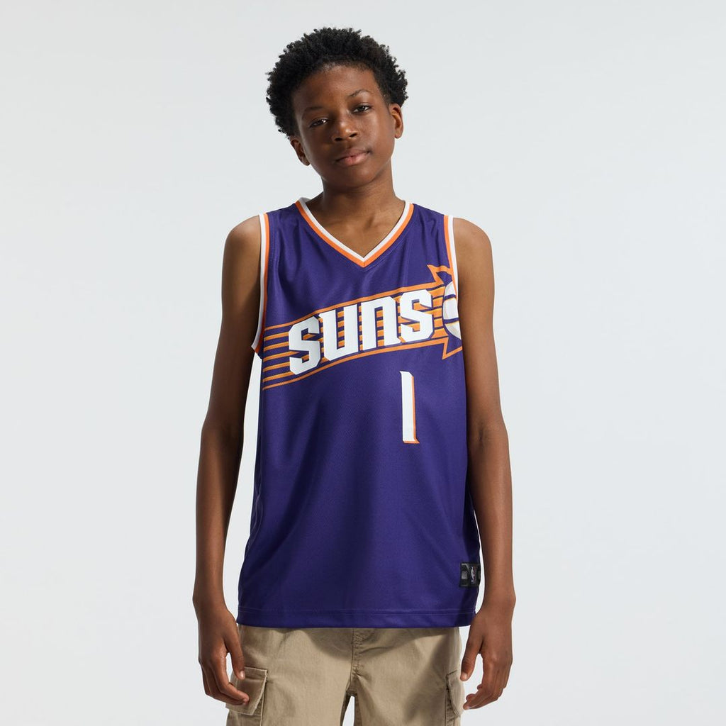 Devin Booker Phoenix Suns Fanatics Youth Fast Break Replica Player Jersey - Icon Edition - Purple | NBA Fan Gear