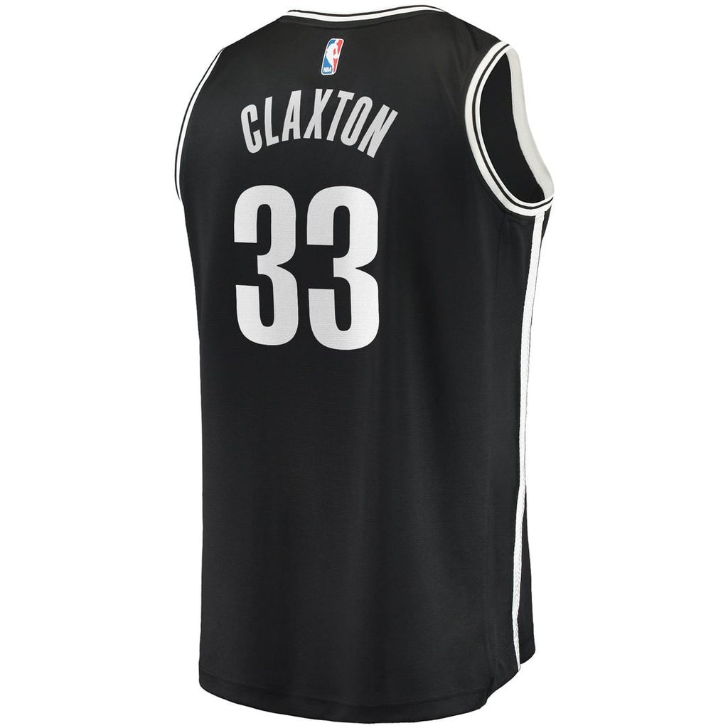 Nicolas Claxton Brooklyn Nets Fanatics Fast Break Player Jersey - Icon Edition - Black | NBA Fan Gear