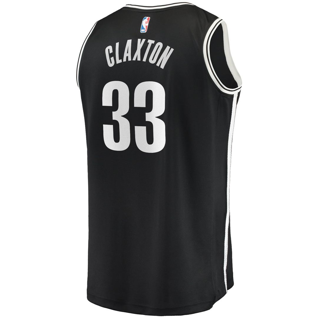 Nicolas Claxton Brooklyn Nets Fanatics Fast Break Player Jersey - Icon Edition - Black | NBA Fan Gear