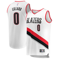 Damian Lillard Portland Trail Blazers Fanatics Fast Break Replica Jersey - White - Association Edition | NBA Fan Gear