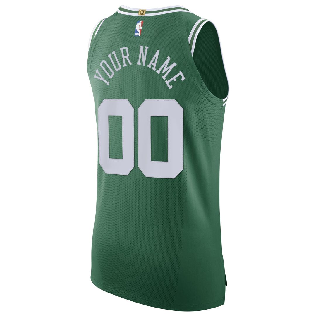 Boston Celtics Nike 2020/ 21 Authentic Custom Jersey Green - Icon Edition | NBA Fan Gear
