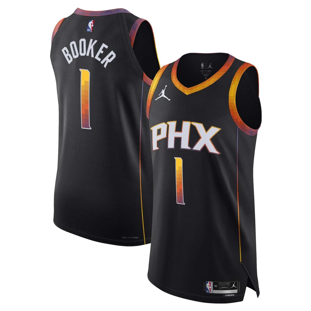 Devin Booker Phoenix Suns Jordan Brand Authentic Player Jersey - Statement Edition - Black | NBA Fan Gear