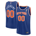 New York Knicks Fanatics Youth 2026 NBA Finals Fast Break Custom Jersey - Icon Edition - Blue | Fan Gear