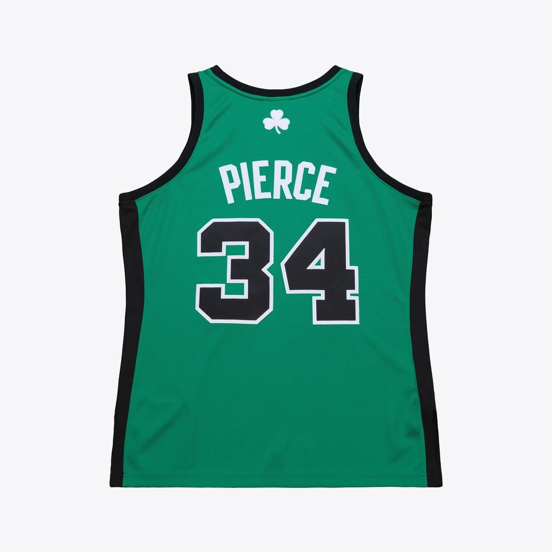 Paul Pierce Boston Celtics Mitchell & Ness 2007-08 Hardwood Classics Authentic Jersey - Kelly Green | NBA Fan Gear