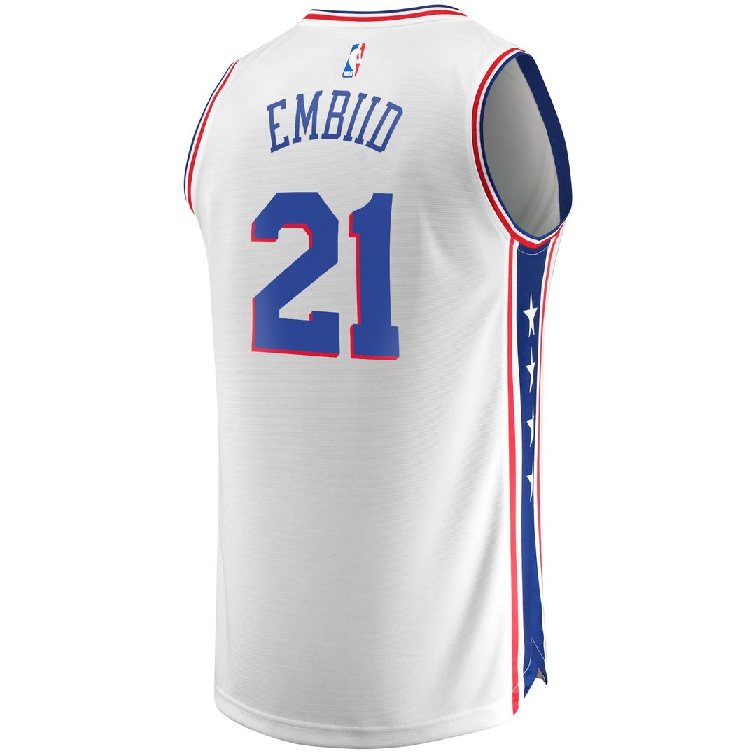 Joel Embiid Philadelphia 76ers Fanatics Fast Break Replica Player Jersey - Icon Edition - Royal | NBA Fan Gear