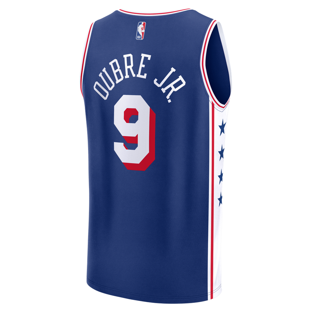 Kelly Oubre Jr. Philadelphia 76ers Fanatics Fast Break Jersey - Icon Edition - Blue | NBA Fan Gear