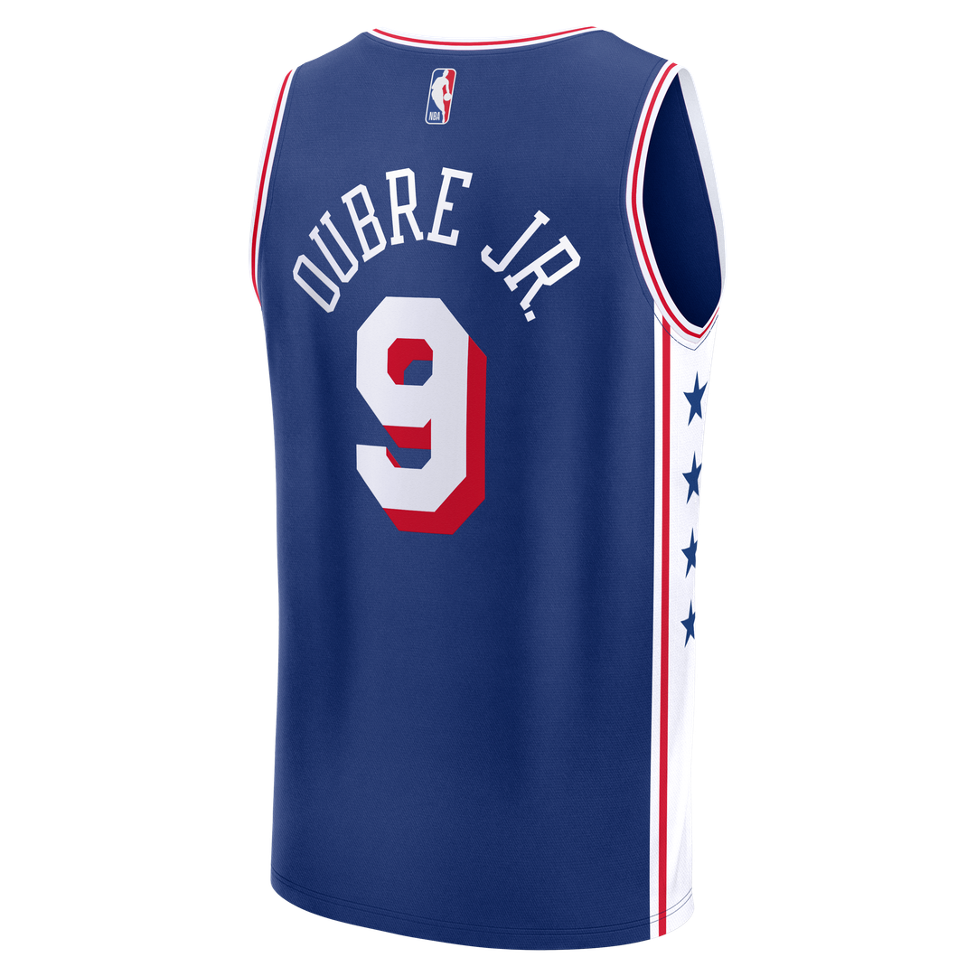 Kelly Oubre Jr. Philadelphia 76ers Fanatics Fast Break Jersey - Icon Edition - Blue | NBA Fan Gear