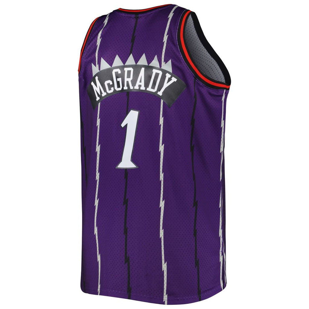 Tracy McGrady Toronto Raptors Mitchell & Ness Big & Tall Hardwood Classics 1998/ 99 Swingman Jersey - Purple | NBA Fan Gear