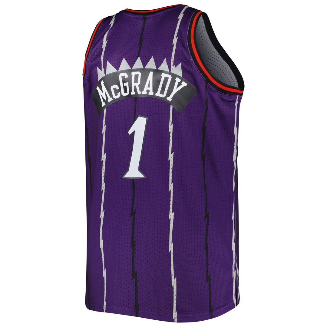 Tracy McGrady Toronto Raptors Mitchell & Ness Big & Tall Hardwood Classics 1998/ 99 Swingman Jersey - Purple | NBA Fan Gear