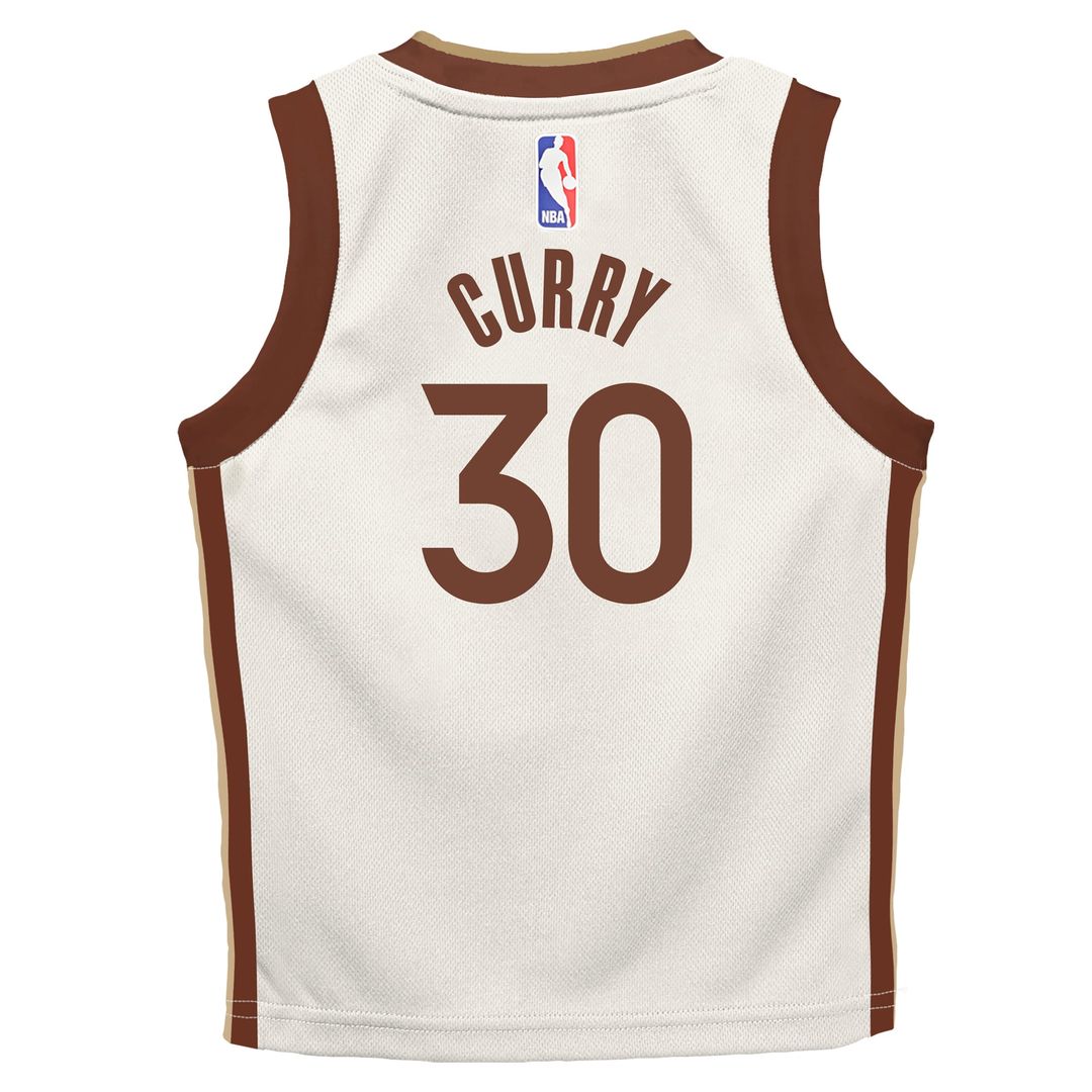Stephen Curry Golden State Warriors Nike Infant 2025/ 26 City Edition Swingman Jersey - Tan | NBA Fan Gear