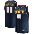 Denver Nuggets Fanatics Youth Fast Break Custom Replica Jersey Navy - Icon Edition | NBA Fan Gear