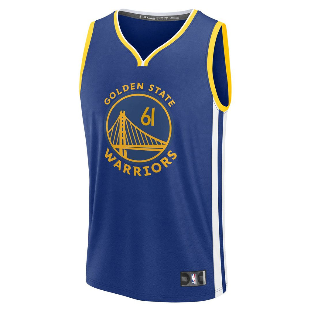 Pat Spencer Golden State Warriors Fanatics Fast Break Replica Player Jersey - Icon Edition - Royal | NBA Fan Gear