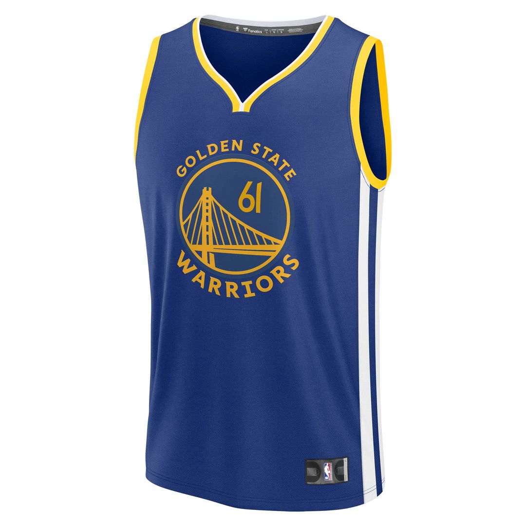 Pat Spencer Golden State Warriors Fanatics Fast Break Replica Player Jersey - Icon Edition - Royal | NBA Fan Gear