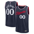 LA Clippers Fanatics Youth Fast Break Custom Replica Jersey - Navy - Icon Edition | NBA Fan Gear