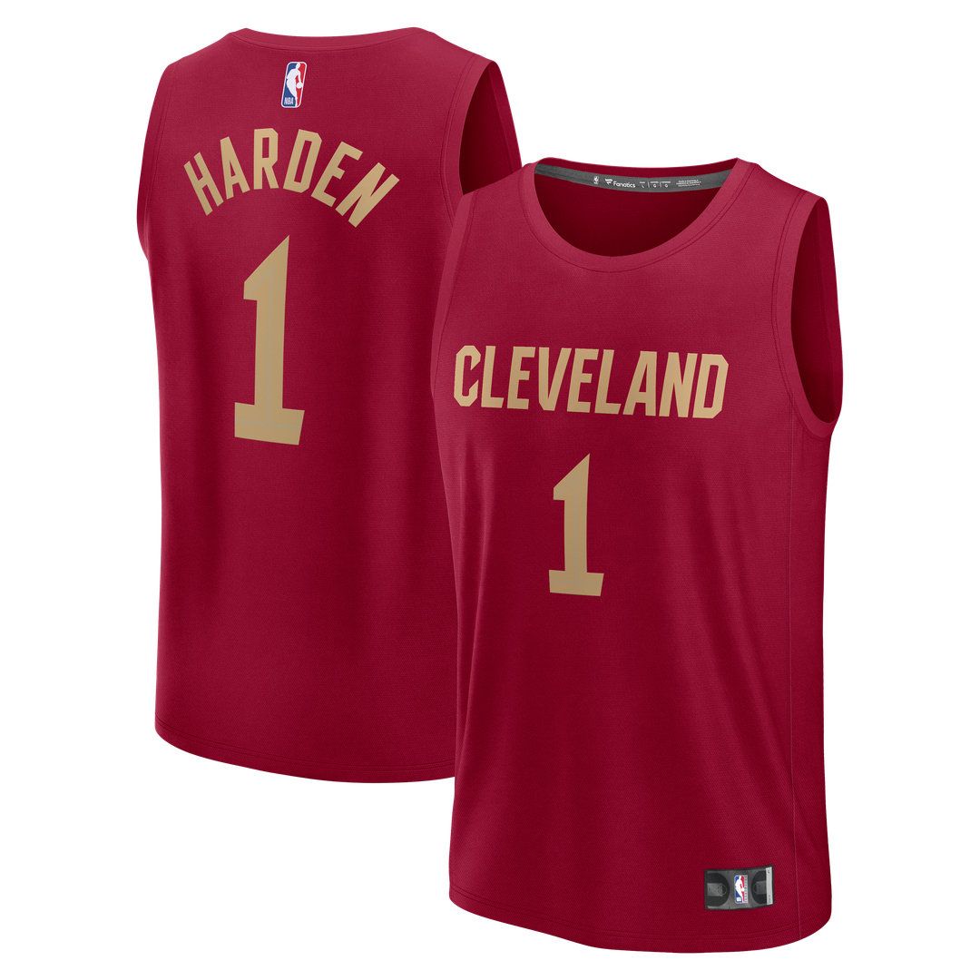 James Harden Cleveland Cavaliers Fanatics Fast Break Replica Jersey - Icon Edition - Wine | NBA Fan Gear