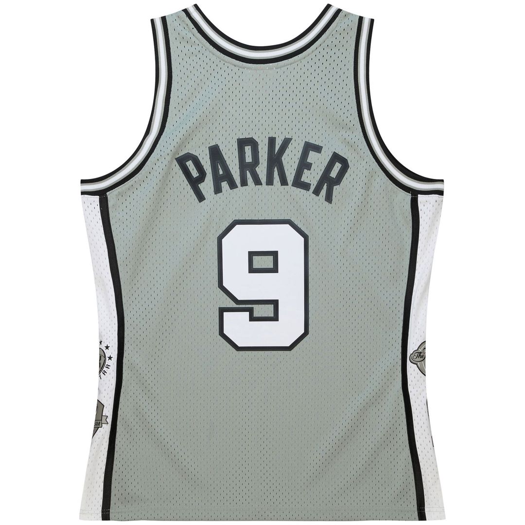 Tony Parker San Antonio Spurs Mitchell & Ness Unisex Hall of Fame Class of 2023 Throwback Swingman Jersey - Gray | NBA Fan Gear