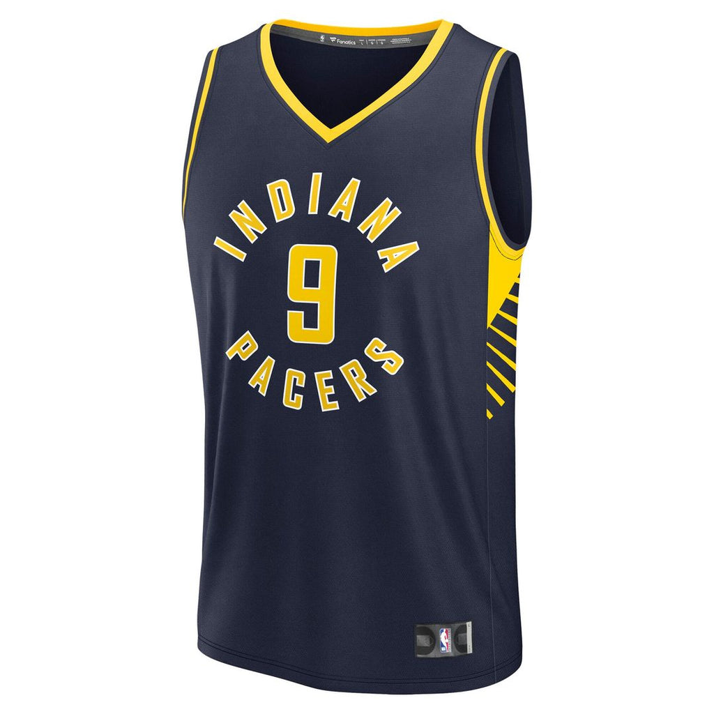 T.J. McConnell Indiana Pacers Fanatics Fast Break Replica Jersey - Navy - Icon Edition | NBA Fan Gear