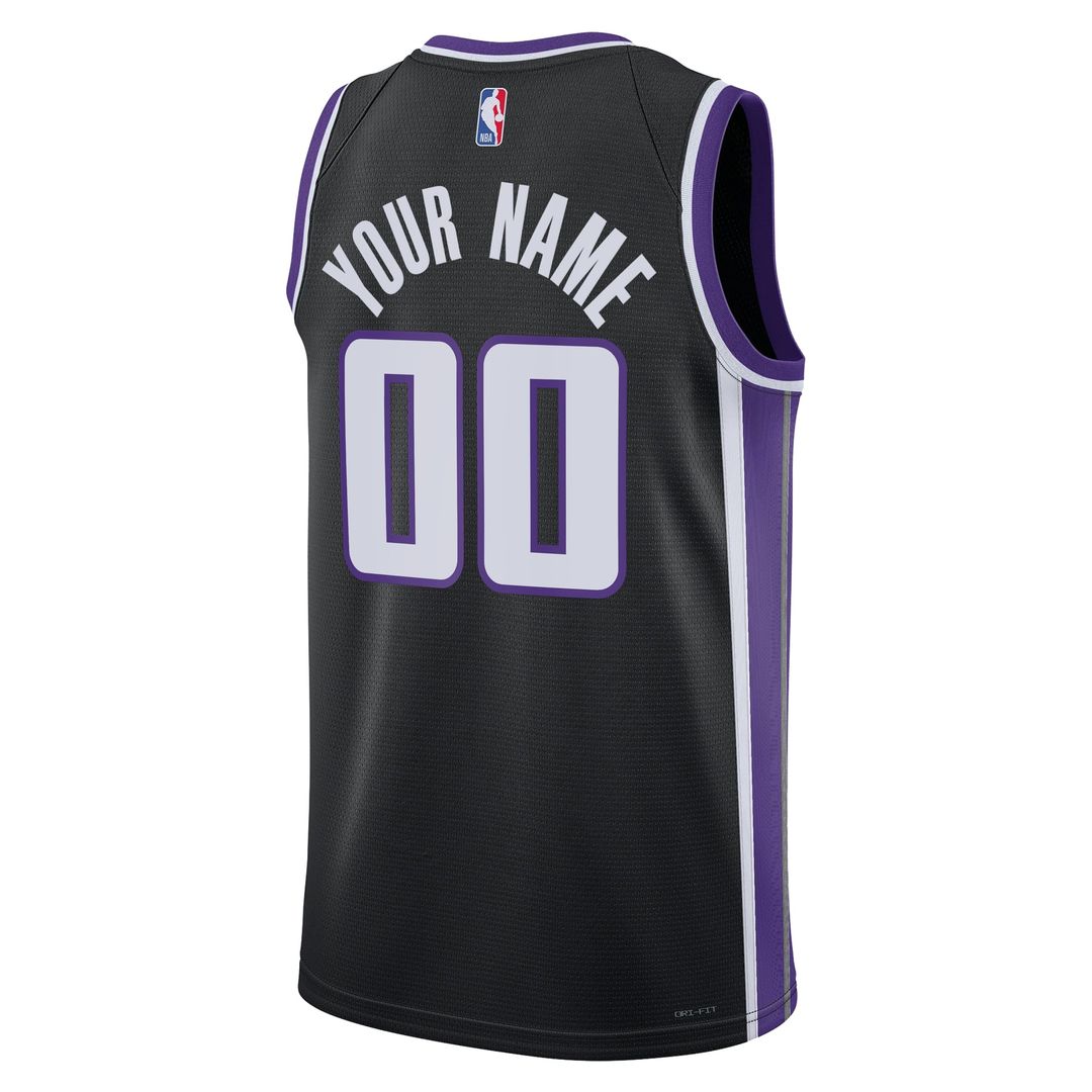 Sacramento Kings Nike Unisex Swingman Custom Jersey - Icon Edition - Black | NBA Fan Gear