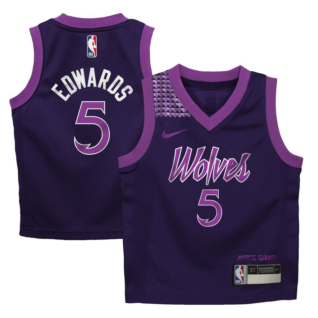 Anthony Edwards Minnesota Timberwolves Nike Infant 2025/ 26 City Edition Swingman Jersey - Purple | NBA Fan Gear